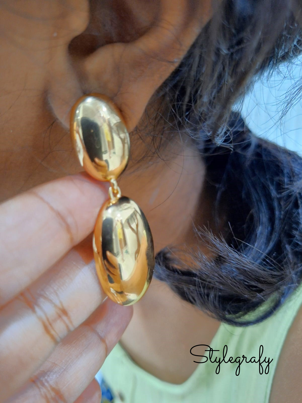 Happy Soul Oval Earrings