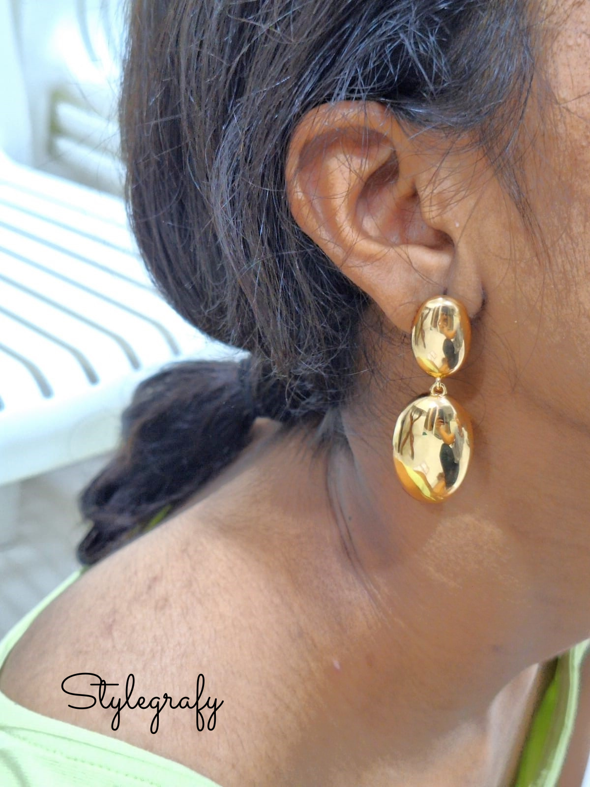 Happy Soul Oval Earrings