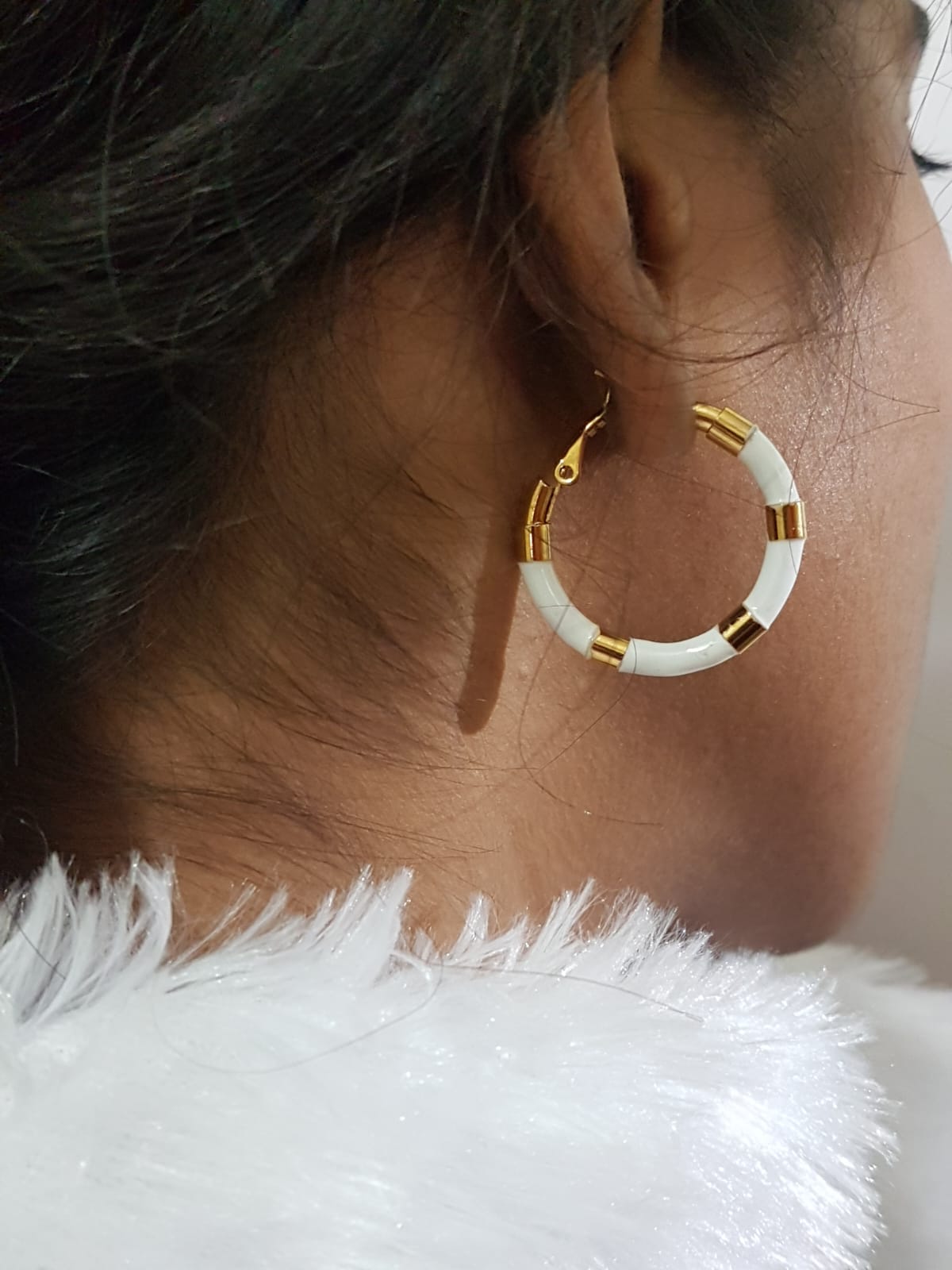 Cherish It Hoop Earrings