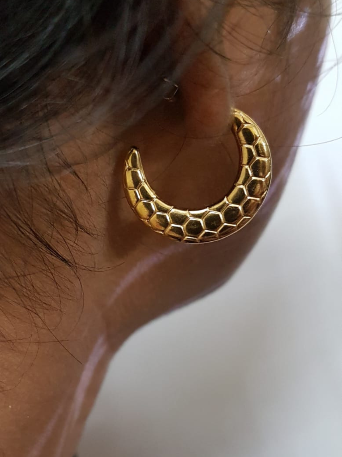 Honeycaves Hoop Earrings