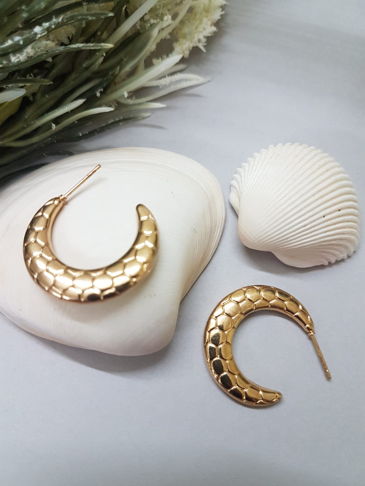 Honeycaves Hoop Earrings