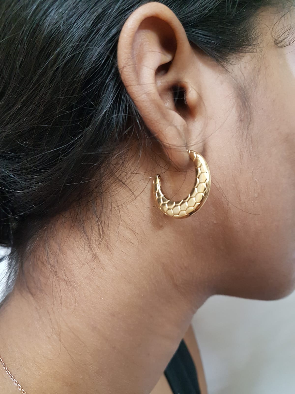 Honeycaves Hoop Earrings