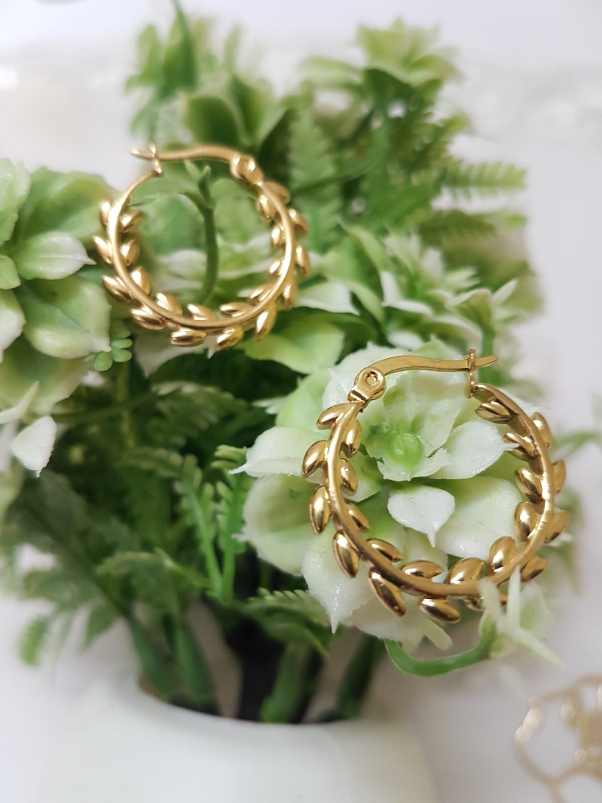 Little Vine Hoop Earrings