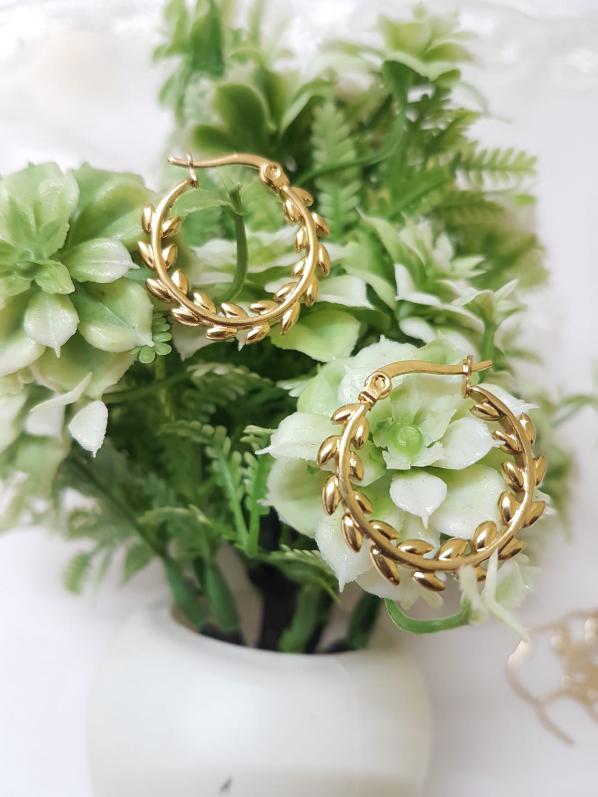 Little Vine Hoop Earrings