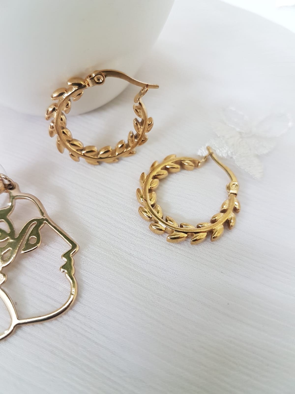 Little Vine Hoop Earrings