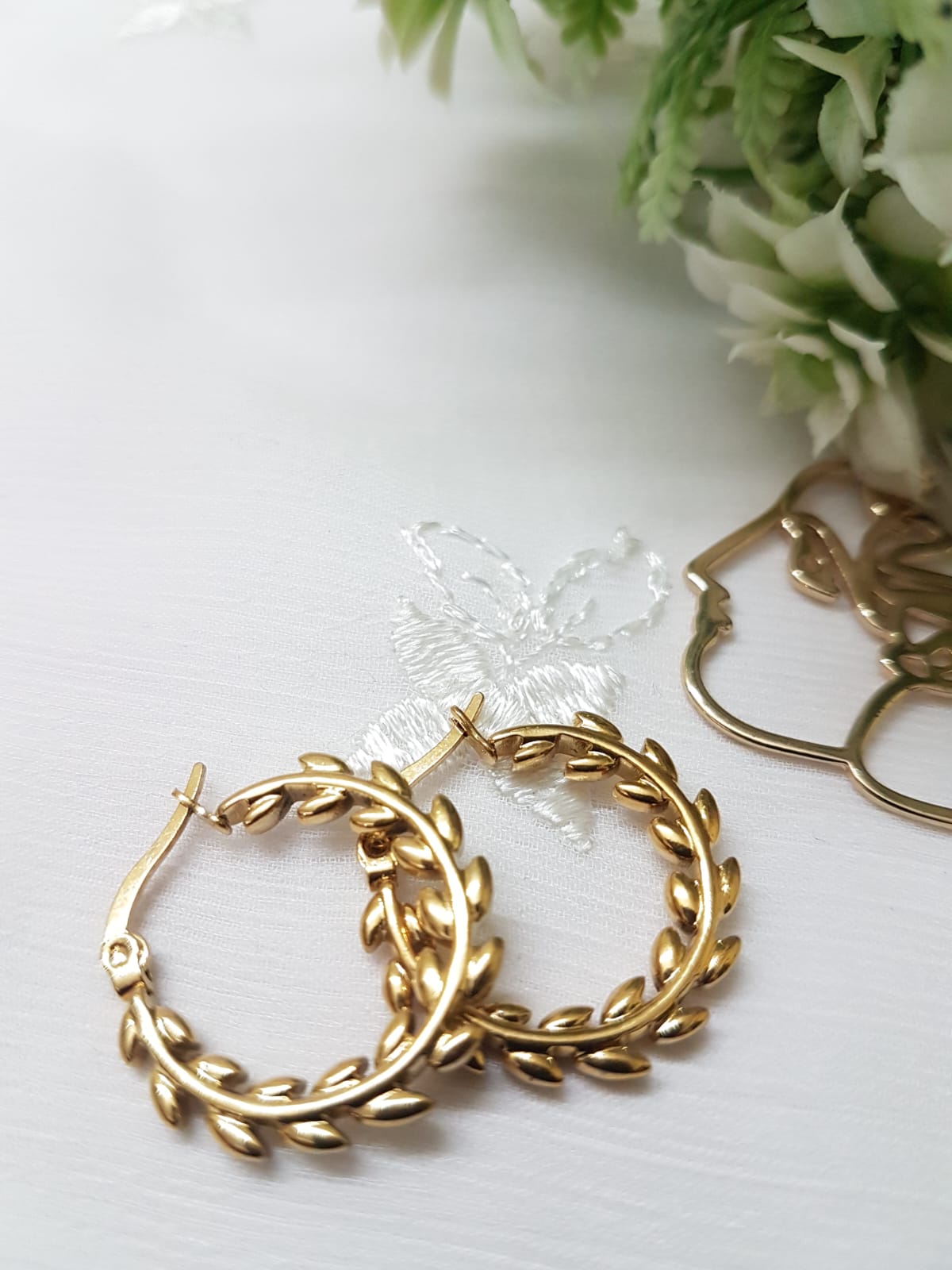 Little Vine Hoop Earrings