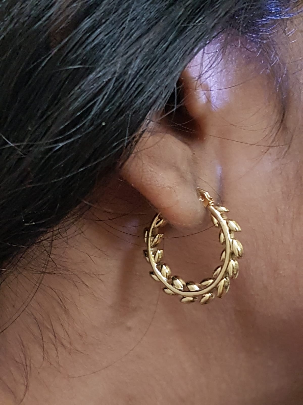 Little Vine Hoop Earrings