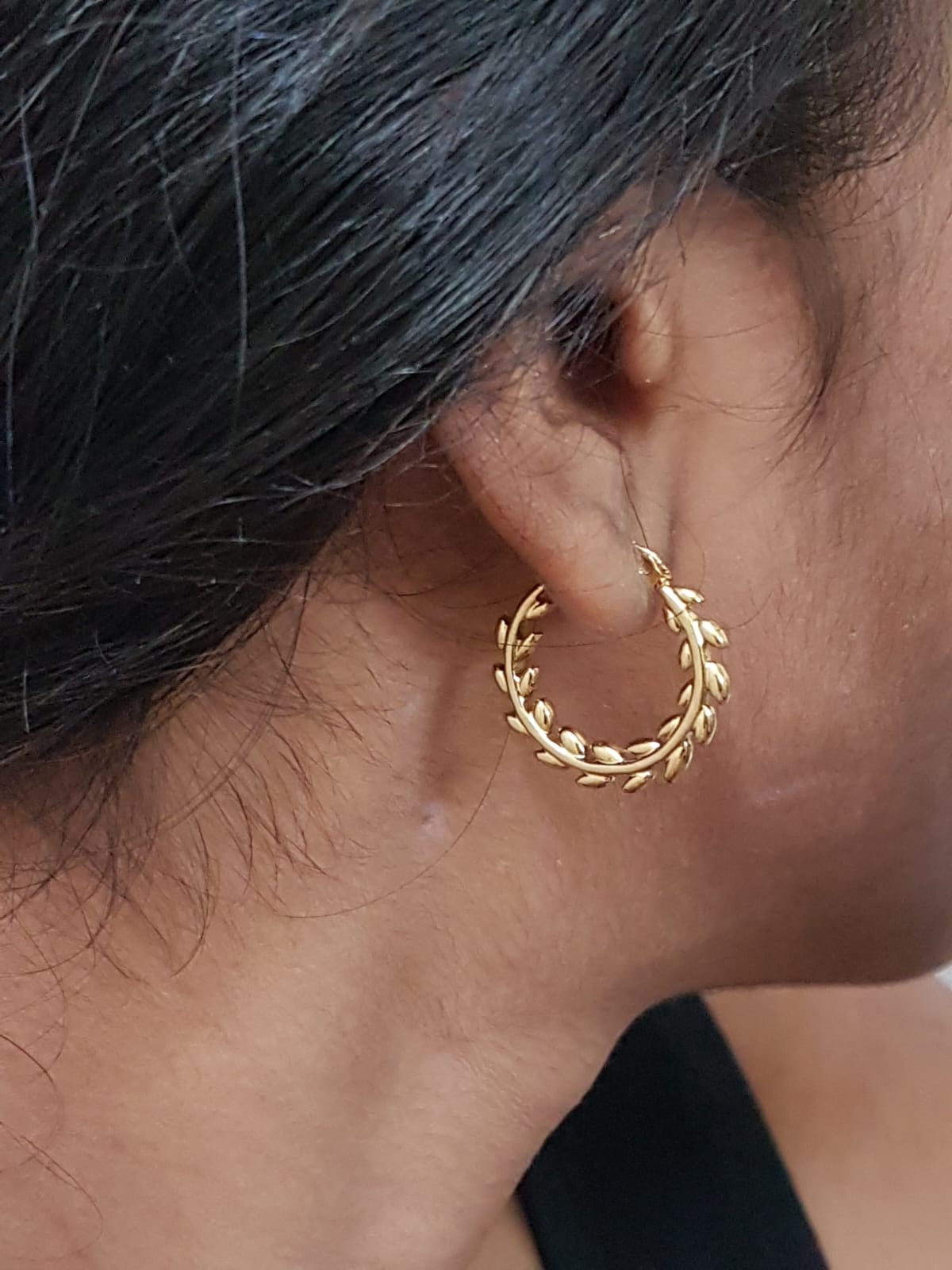 Little Vine Hoop Earrings