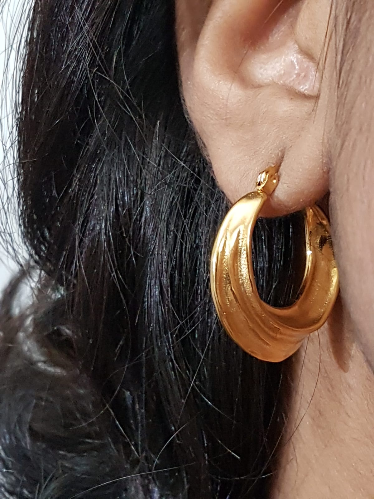 Smooth Circle Hoop Earrings