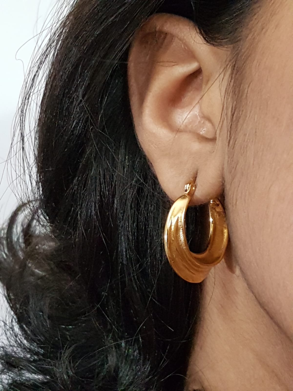 Smooth Circle Hoop Earrings