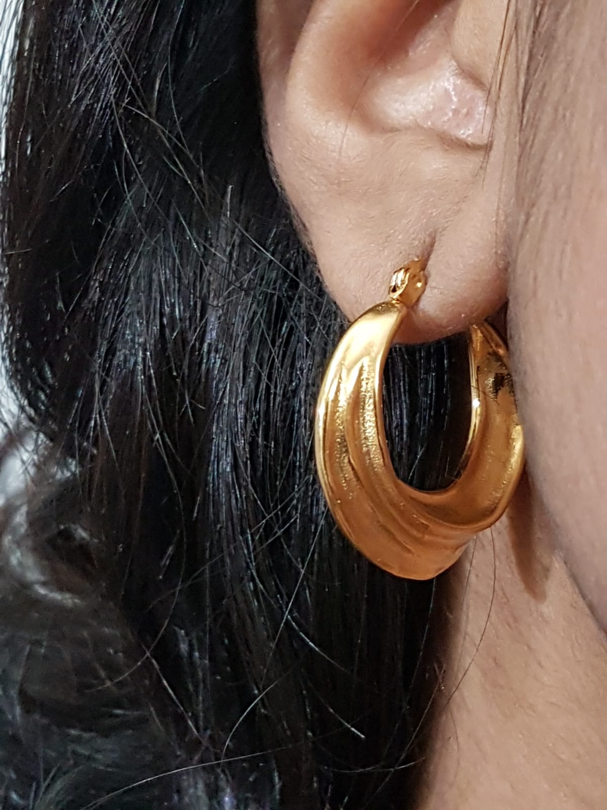 Smooth Circle Hoop Earrings