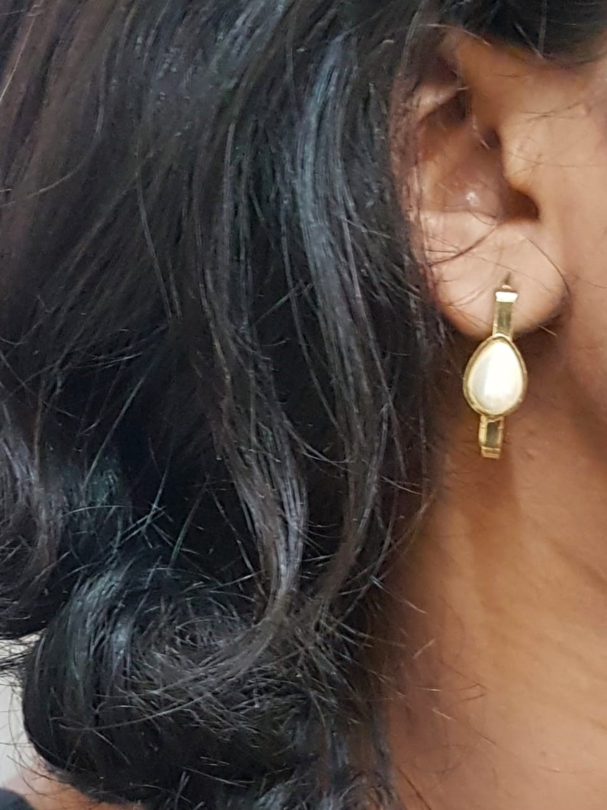 Oblong Dew Drop Earrings