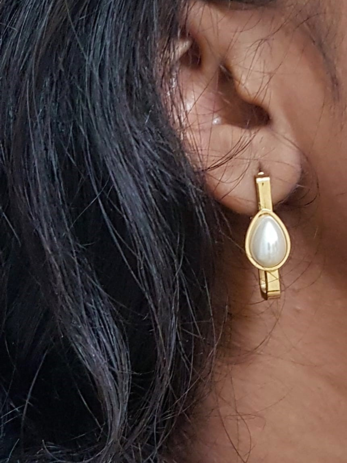 Oblong Dew Drop Earrings