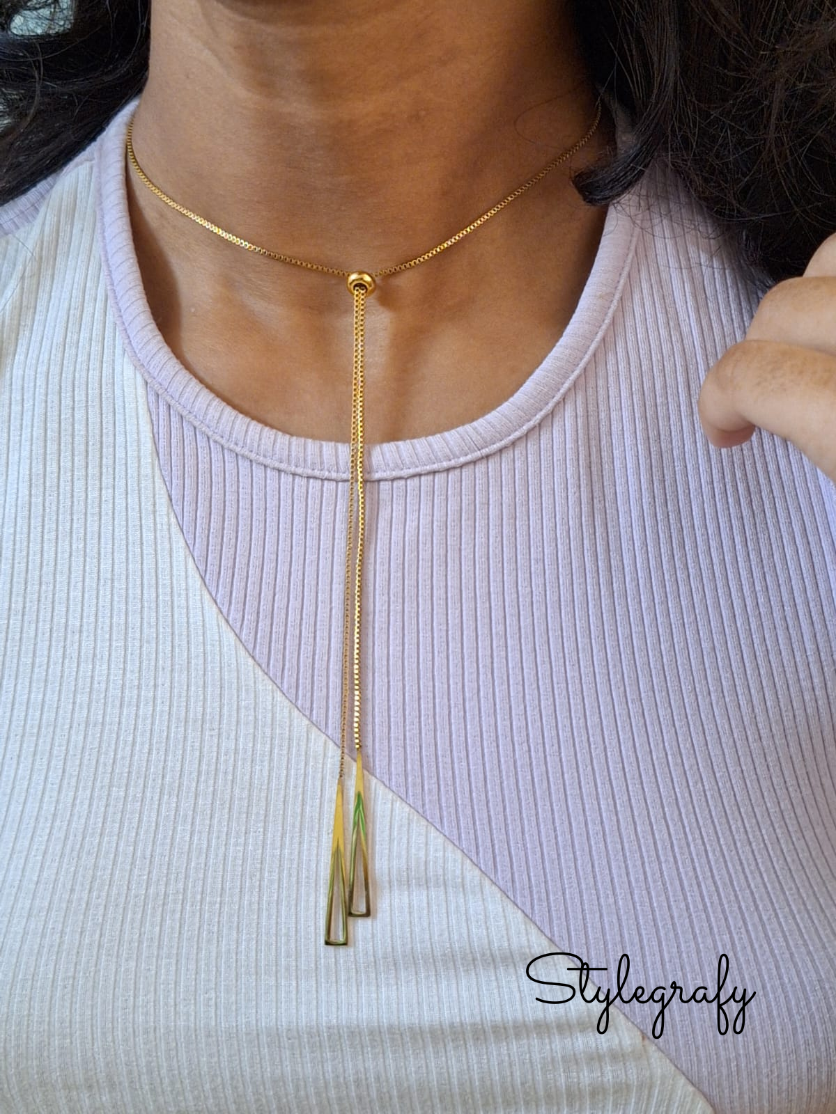 Double Cone Necklace