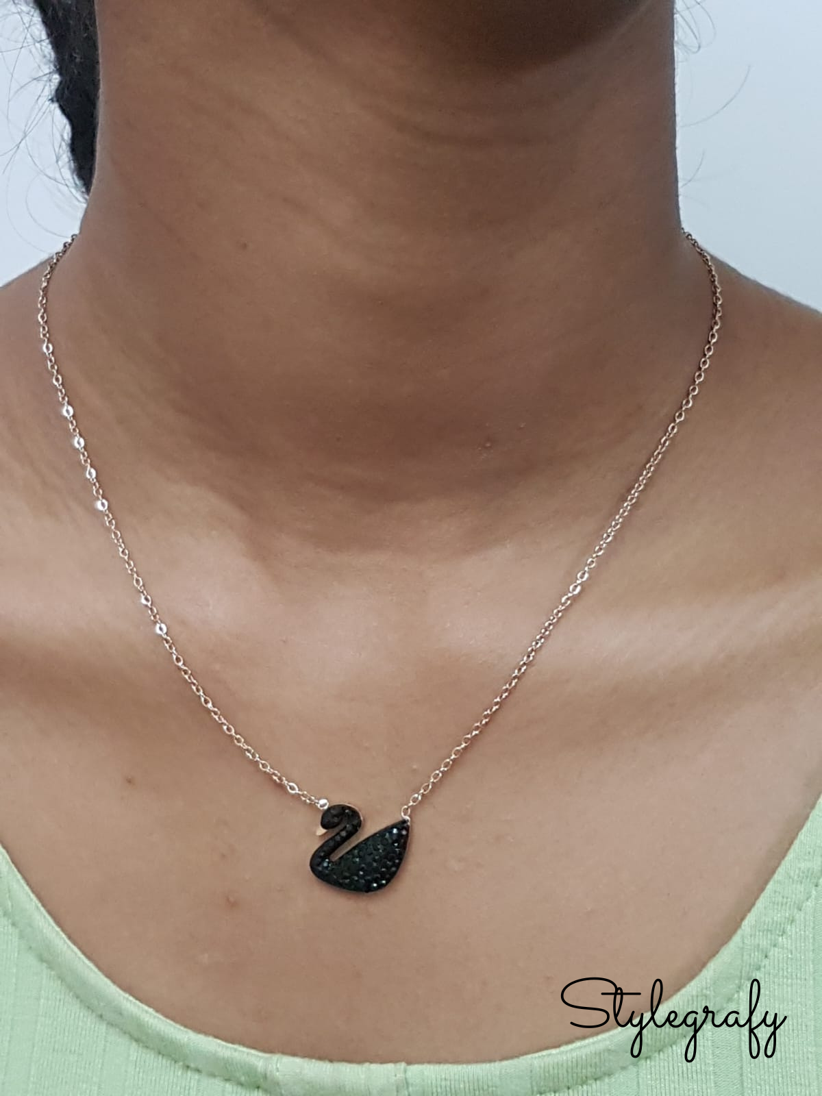 Black Swan Necklace