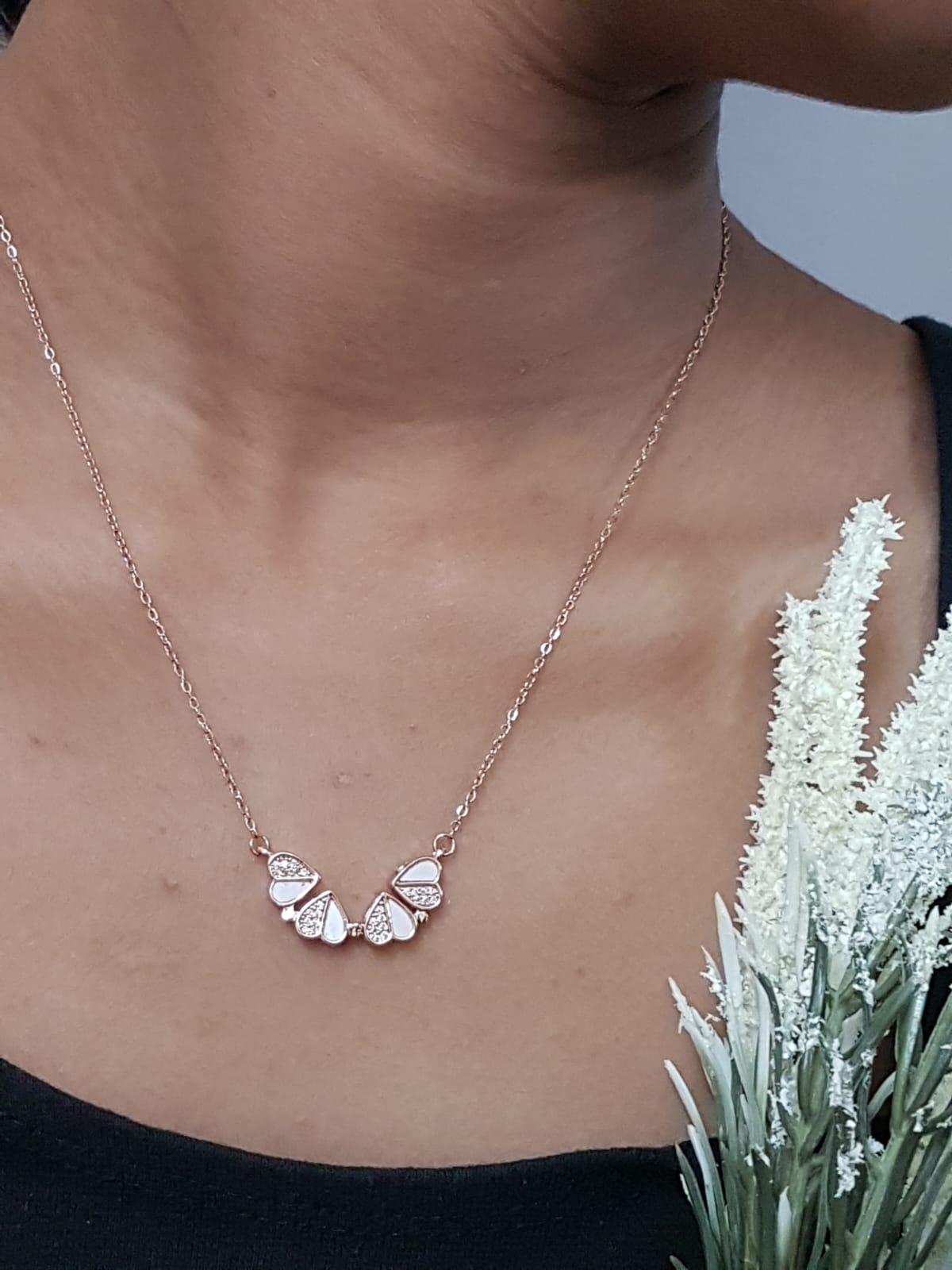 Magic Flower Heart Necklace