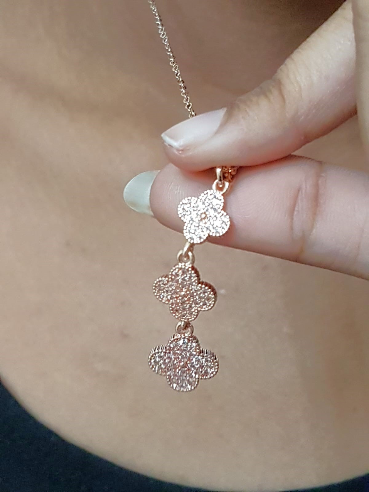 Three Clovers Necklace