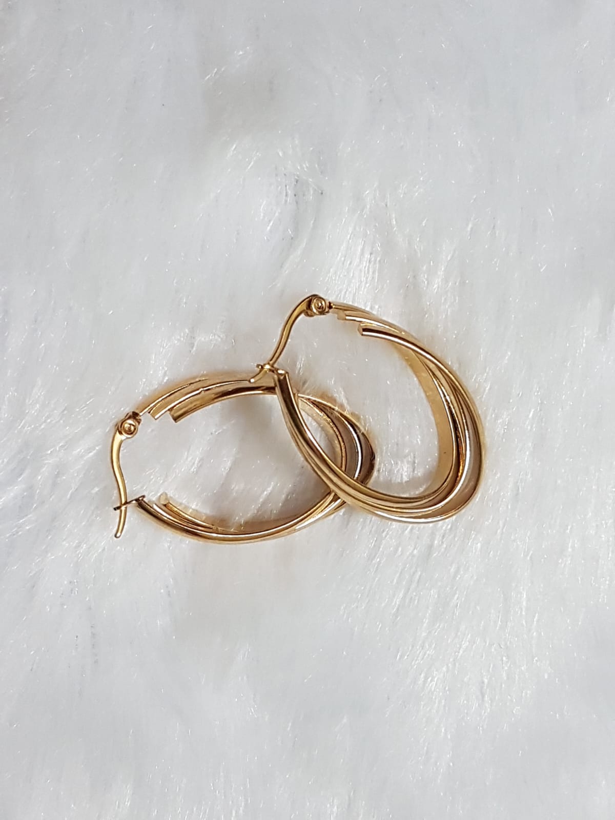 Multistrand Hoop Earrings