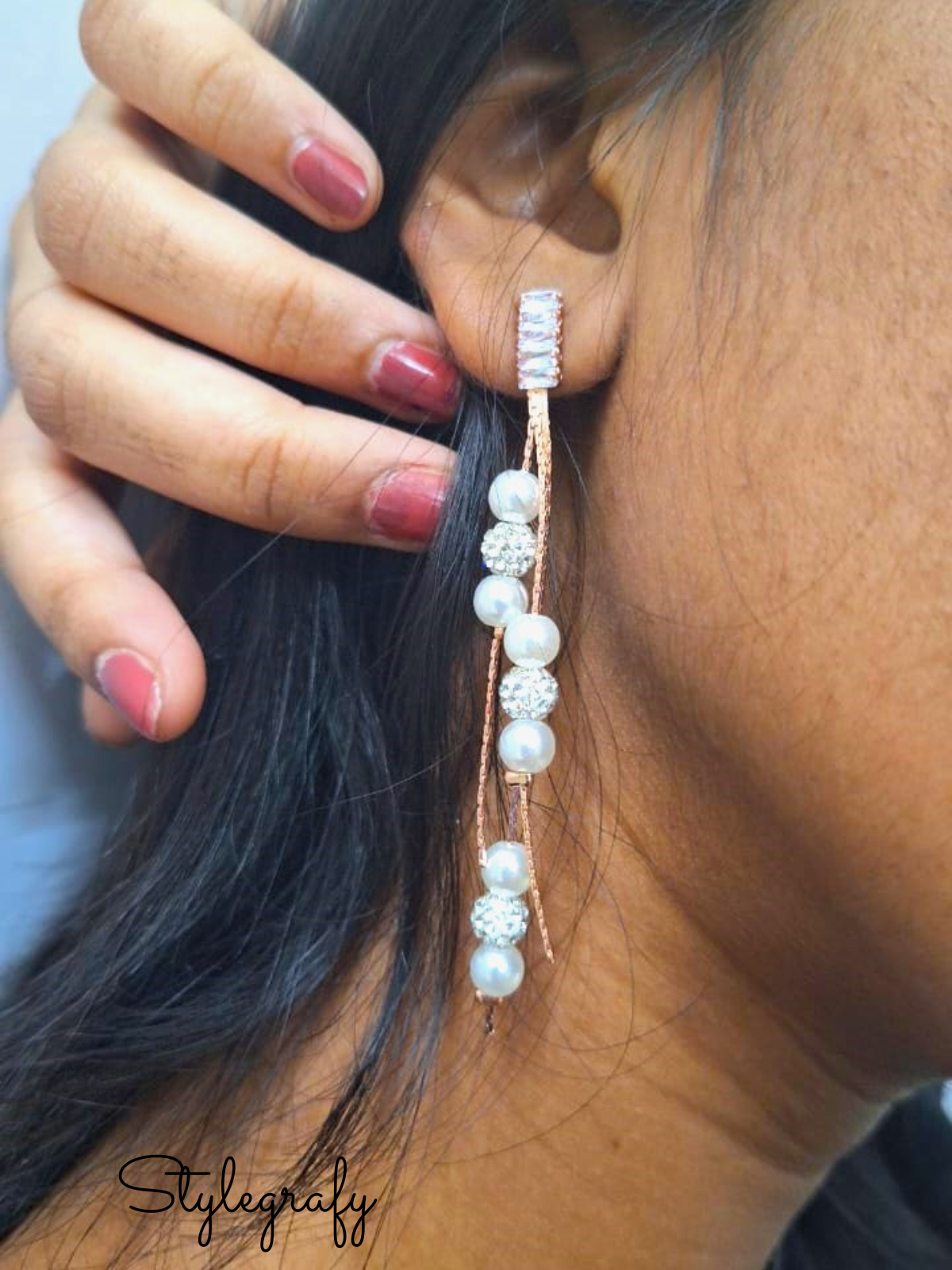 Floating Pearls Tassels