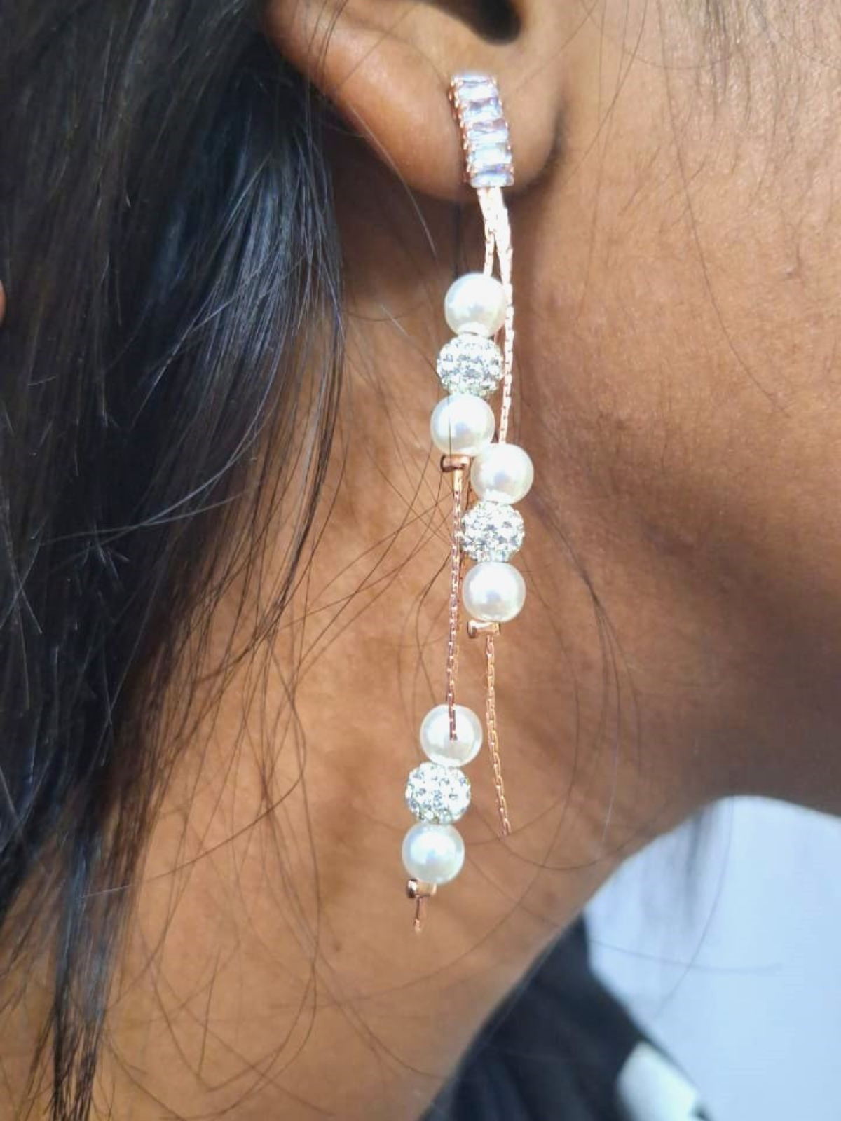 Floating Pearls Tassels