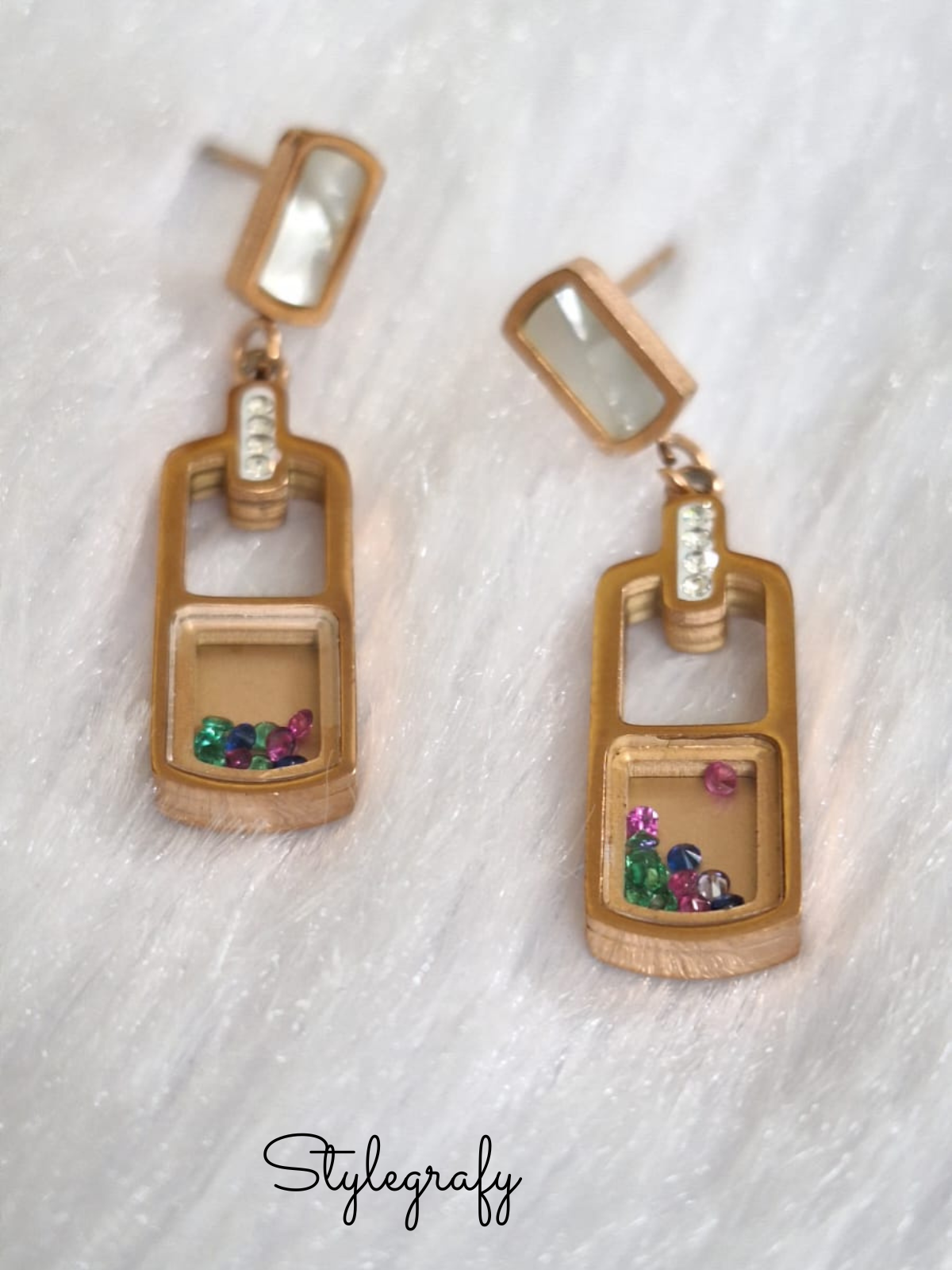 Crystal Trinkets Drop Earrings