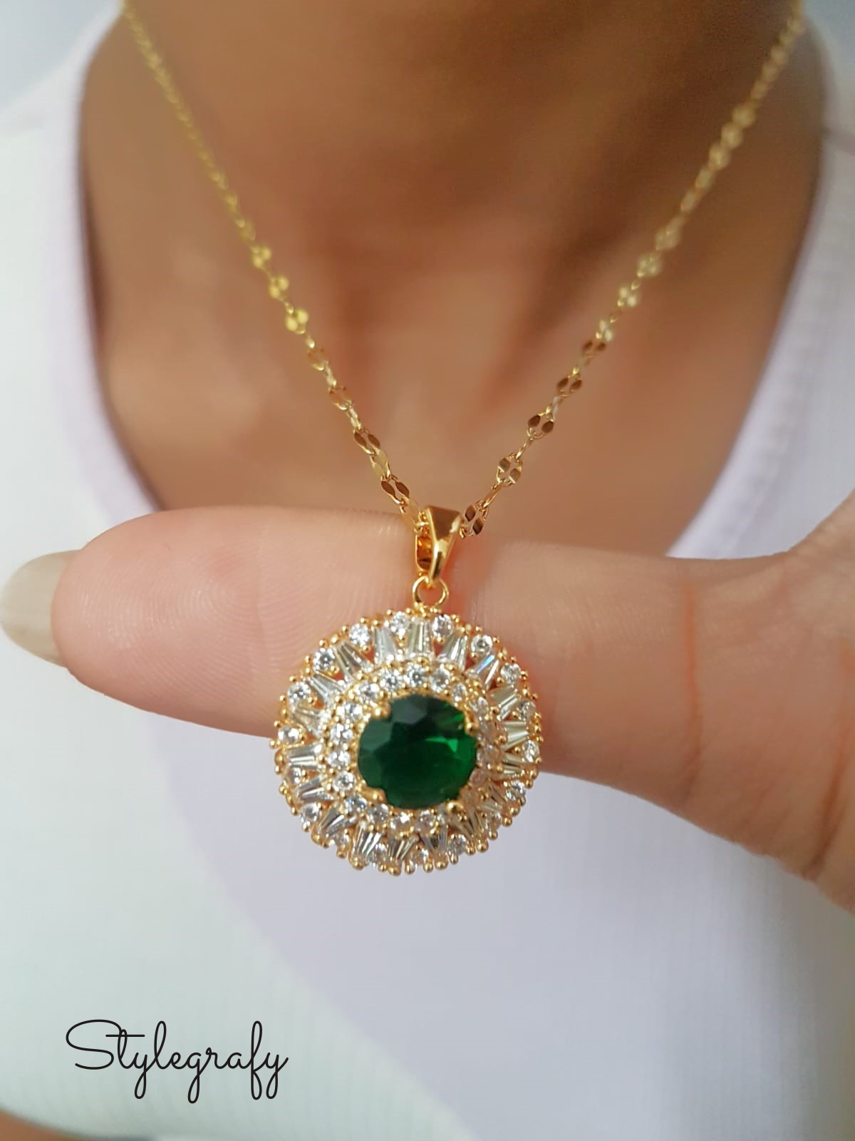 Green Core Necklace